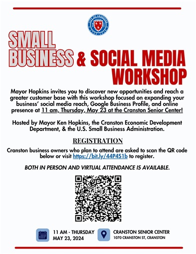 Mayor Hopkins Announces Small Business Workshop